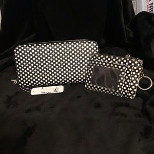💕🔥 2for$40 Polkadots Wallet w/matching mini wallet 🔥💕